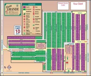 Fiesta Grande Resort Map - 2020