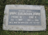 Frank and Ione Burlingham Headstone